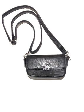 Steve Madden Embossed Black Crossbody Bag